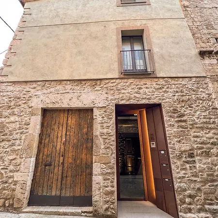 El Call, Atic Con Vistas Al Puente De Besalu Exterior photo